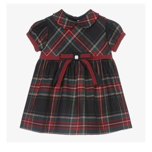 Patachou tartan dress size 18-24 months